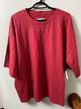 We The Free Women's Short Sleeve Tee in Red